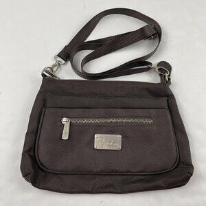 Pepperton Crossbody Purse Small Nylon Canvas Credit Card Slots Travel Organizer